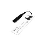 SHC4200 Hediyesepeti Öğretmenlere Atatürk Imzalı Kitap Ayracı 13.5 cm x 4 cm Metal Malzeme - Ölçü - Tipi
