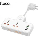 SHC4200 Hoco AC12A 2500W 2 Priz + 3 USB + 30W Type-C Multifonksiyonel Priz Çoğaltıcı Şarj ALETI-(5775) - Seçenek
