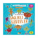 SHC4200 Ilk Kelimelerle Sağlıklı Sebzeler Yapıştır-Boya-Öğren - +4 - 02-Sarı
