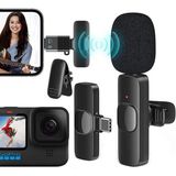 SHC4200 K8 Type-C Vlogger Yaka Mikrofonu (Android, Gopro, Action, Iphone, Ipad) - Altın