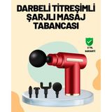 SHC4200 Kas Gevşetici Masaj Tabancası 4 Başlık Ayarlanabilir Hız