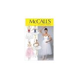 SHC4200 Mccall's Patterns MC7615E5 Mccall Desen 7615 E5, Kadınlar Için Bale Kostümü, Ölçüler 42 – 50, - Seçenek