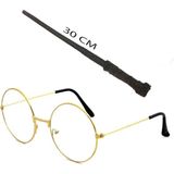 SHC4200 Mey Ithalat® Harry Potter Asası 30 cm Metal Harry Potter Gözlüğü - Seçenek