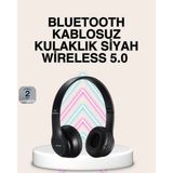 SHC4200 Mey Ithalat® Katlanabilir Tasarımlı Bluetooth 5.0 Kulaklık | Eller Serbest Arama ve Çift Cihaz Dest - Ahşap