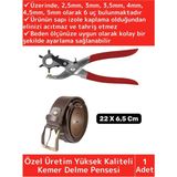 SHC4200 Özel Üretim Yüksek Kaliteli Delik Uç Açıcı Ayarlanabilir 6 Farklı Uçlu Metal Kemer Delme Pensesi