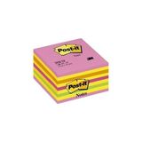 SHC4200 Post-It 2028-NP Küp Not, Gökkuşağı Pembe Tonları, 450 Yaprak, 76X76 mm - Ölçü - Tipi