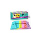 SHC4200 Post-It Süper Yapışkan Notlar, 24 Not Defteri, 3x3 Inç, 2 x Yapıştırma Gücü, Okul Malzemeleri Of - Ölçü - Tipi