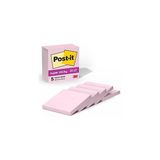 SHC4200 Post-It Süper Yapışkan Notlar, 5 Yapışkan Not Kağıdı, 7,6 x 7,6 Cm, Okul Malzemeleri, Ofis - Ölçü - Tipi