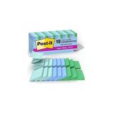 SHC4200 Post-It Süper YAPIŞKAN%100 Geri Dönüştürülmüş Açılır Notlar, Oasis Koleksiyonu, 3 Inç x 3 Inç, 70 Y - Ölçü - Tipi