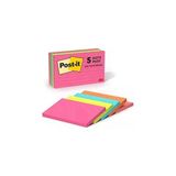 SHC4200 Post-It® Yapışkanlı Not Kağıtları Neon Renkler (76 x 127 Mm) 5 Blok, Çok Renkli - Ölçü - Tipi
