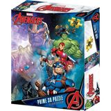 SHC4200 Prime 3D - Avengers 200 Parça Puzzle 33125 - 000-Siyah