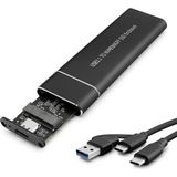 SHC4200 SSD Kutu 3.1 + Usb3.0 Nvme M2 Chıp JMS581D Siyah HDX1769