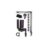 SHC4200 V6 Rgb Set USB Yayıncı Mikrofonu Condenser Stüdyo (Kayıt Tiktok Twitch - Seçenek