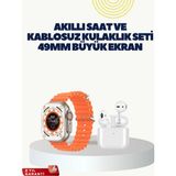SHC4200 Watch 9 Akıllı Saat Kulaklık Seti Sağlık Takipli 45 mm Geniş Ekran