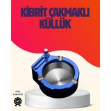 SHC4200 Yuvarlak Metal Küllük Çakmak Entegreli Dayanıklı Yapı - Seçenek