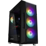 SHC4200 Zalman I3 Neo Black, Megamax, 700W 80+, Mesh Panel, Tempered Glass, 4X120MM Rgb Fan, Atx Gaming Kas