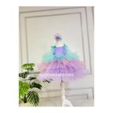 SHClothing accessories Kız Çocuk , Bebek Doğum Günü Parti Elbisesi(Tokası Klips Tokadır lastikli Değildir)