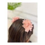 SHClothing accessories Kız Çocuk Çiçekli Klips Toka - pudra