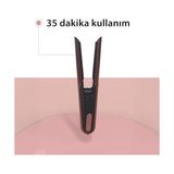 SHD-1742 Kablosuz Mini Saç Düzleştirici Type-C Hızlı Şarj Seramik Plaka Kademeli Isı Ayarı Taşınabilir Otomatik Kapanma - Option-1