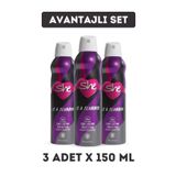 She Clubber Kadın Deodorant ( 3 Adet X 150 ml )