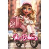 She Delivers: A Stylish Daily Logbook for Gig Drivers Track Mileage, Earnings, Expenses & Goals — Perfect for DoorDash, Uber Eats, Instacart & More