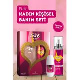 She Fun Kadın Kişisel Bakım Seti ( Parfüm + Body Mist + Deodorant + Roll On )