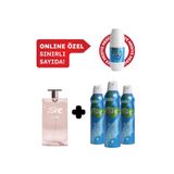 She Is Cool Kadın Edt Parfüm 50 ml & Deodorant 3*150 ml Avantajlı Set, Roll On HEDİYELİ