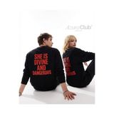 She is Divine Baskılı Unisex Sweatshirt