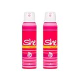 She Is Fun 2x150 ml Kadın Deodorant