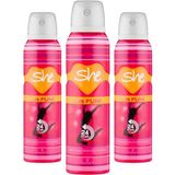 She Is Fun 3x150 ml Kadın Sprey Deodorant