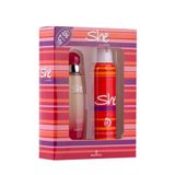She Is Love Edt 50 ml Kadın Parfüm + 150 ml Deodorant Set 1090973029157