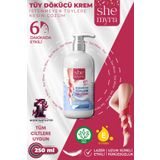 SHE MYRA Tüy Dökücü Krem Hassas Ciltler İçin Etkili Uzun Süreli Koruma 250 Ml