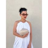 She Poly Kadın Altın Yılan Istiridye Model Abiye Çanta
