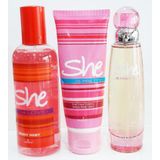 She Pretty 50 Ml Edt + Vucut Spreyi 150 Ml Body Mist+75 Ml Losyon