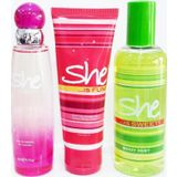 She Special Pembe 50 Ml Edt + Vucut Spreyi 150 Ml Body Mist+75 Ml Losyon