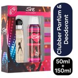 She Women Kofre Clubber Edt 50 ml + Kutu Deodorant 150 ml