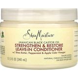 Shea Moisture Jamaican Black Castor Oil 340ML Güçlendirici ve Onarıcı Durulanmayan Saç Kremi İçin Shea Yağı