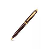 Sheaffer 100 Parlak Lake Koyu Kahve/Altın Tükenmez Kalem