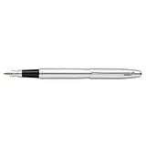 Sheaffer VFM - Orta sınıf paslanmaz çelik uçlu doldurulabilir dolma kalem, krom kaplamalı cilalı krom