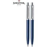 Sheaffer - WizDesign 321-9 Sentinel Tükenmez Kalem - Versatil Kalem Krom Mavi