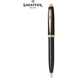 Sheaffer - WizDesign 9322-2 100 Serisi Tükenmez Kalem Parlak Siyah Altın ( İsme Özel Seçeneği - Hediyelik )