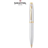 Sheaffer - WizDesign 9340-2 100 Serisi Tükenmezkalem Parlak Krom Altın ( İsme Özel Seçeneği - Hediyelik )