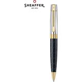 Sheaffer - WizDesign 9347-2 300 Serisi Tükenmez Kalem Siyah Krom Altın ( İsme Özel Seçeneği - Hediyelik )