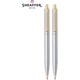 Sheaffer - WizDesign Sentinel Tükenmez & Versatil Kalem Seti Parlak Krom Altın 325-9