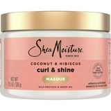 SheaMoisture Saç Maskesi Kuru Kıvırcıklar için Hindistan Cevizi ve Ebegümeci Saç Maskesi Shea Tereyağlı 30g