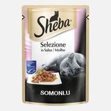 Sheba 85 gr Balkabağı Havuç ve Somonlu Kedi Maması