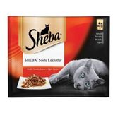 Sheba Etli Seçenekler Pouch 4x85 gr Kedi Maması