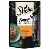 Sheba Sauce Turkey Pouch Soslu Hindi Etli 85 gr Kedi Yaş Maması