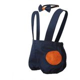 Shecco Babba Erkek Bebek Tulum Papyon Takım Lacivert - 2 Yaş