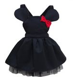 Shecco Babba Kız Çocuk Elbise Siyah Sevimli Mini 5-10 Yaş - 9 Yaş